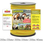 EKO FENCE Лента за електропастир серия - danger 200м. /40мм (danger200/40Т)