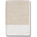 Mette Ditmer Denmark Bílo-béžová bavlněná osuška Grid 70 x 140 cm