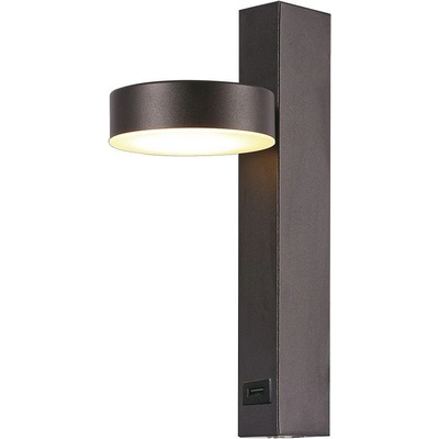 V-TAC 8w led Аплик с usb 3000k Черно Тяло - 23405 (23405)