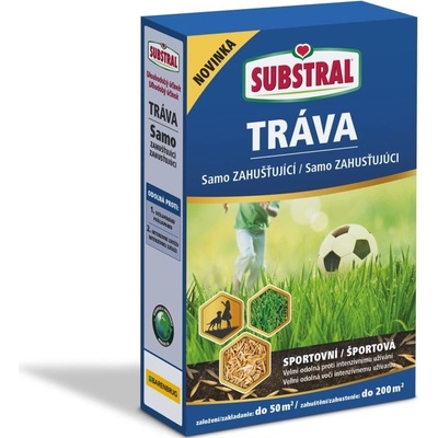 Substral Trávna zmes ihrisková samozahusťujúca 50–200 m² 1005112 1 kg