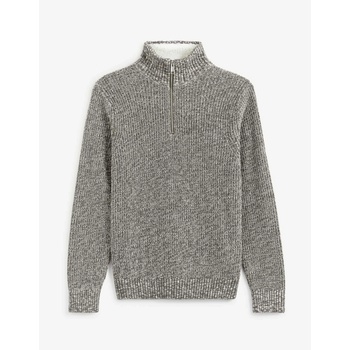 Celio Мъжки пуловер Celio Вевекинг в бяло и сиво Celio | Siv | МЪЖЕ | S