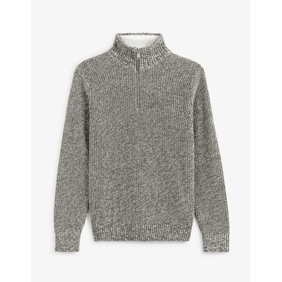 Celio Мъжки пуловер Celio Вевекинг в бяло и сиво Celio | Siv | МЪЖЕ | S