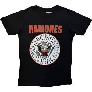 Ramones Hey Ho Red Block Text (Carbon Back Print) Black L Риза (RACBN78MB03)