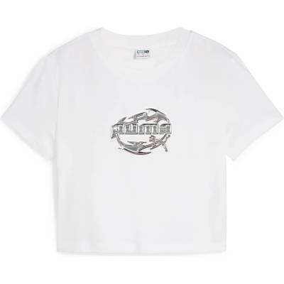 PUMA Тениска бяло, размер xl