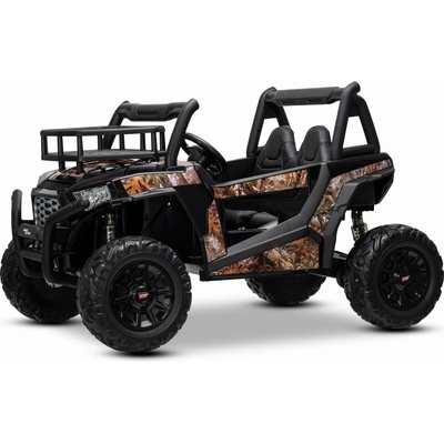 Beneo Motors UTV 24V Акумулаторен Джип, Черен, Две Кожени Седалки, 2x200W Мотора, Литиева Батерия, EVA Гуми, LED Светлини и 2.4 GHz Дистанционно (58965125)