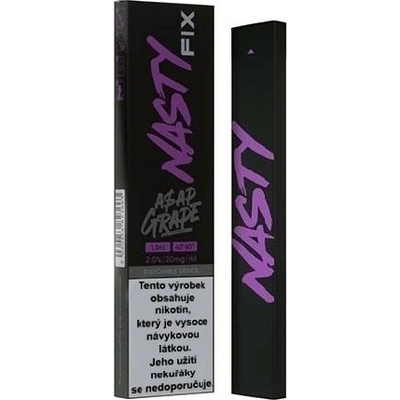 Nasty Juice Fix elektronická cigareta fix Asap Grape 20mg 280 mAh black 1 ks
