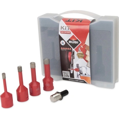 Sada diamantových vrtákov do dlažby RUBI MINI DRYGRES (Ref: 50938)