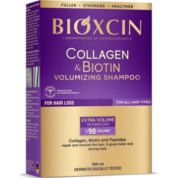 Bioxcin Collagen&Biotin Šampon posilující a dodávající objem 300 ml