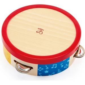 HaPe International Музикален инструмент Hape - Тамбурина, дървена (H0607)