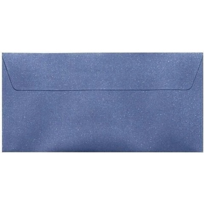 Obálka DL 11x22cm metalická modrá 120g