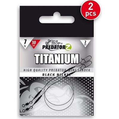 CARP ZOOM Titanové lanko Predator-Z Titanium Wire Leader 20 cm 15 kg