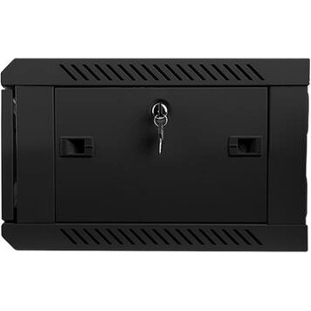 Lanberg rack cabinet 19 wall-mount 4U / 600x450 for self-assembly (flat pack), black (WF01-6404-10B)