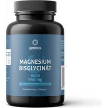 Genesis Magnesium Bisglycinate 950 mg + B6, 90 veg. kapslí elem. hořčík 187,5 mg