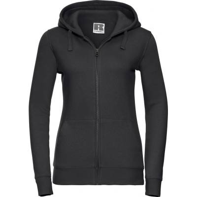 Russell Athletic 266f / Дамски суичър с цип - черен m (10266f00202)
