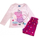 EPLUSM Dívčí bavlněné pyžamo Shine prasátko Peppa Ružová