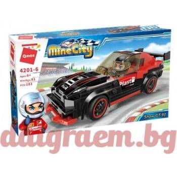 Image 1 of Qman Конструктор QMAN Спортен автомобил Snow GT-91 4201-6 (Q4201-6)