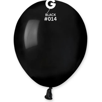 Image 1 of Gemar Балон пастелен черен с диаметър 13 см
