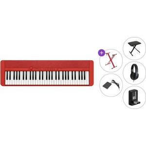 Casio CT-S1 Premium SET Синтезатор с динамика Red (CT-S1-RD-PREMIUM-SET)