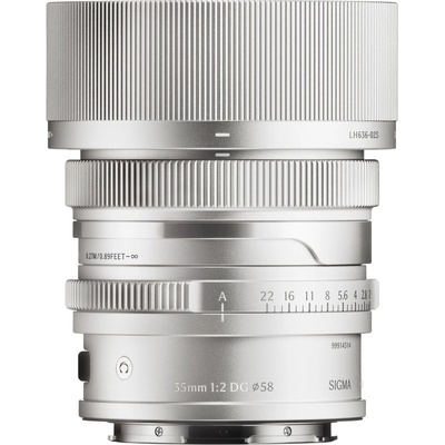 SIGMA 35 mm F2 DG Contemporary I series pre Sigma L - strieborný