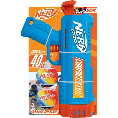Nerf Dog dárková sada 30 cm kompaktní blaster a 2 ks tenisových míčků bez pískadla