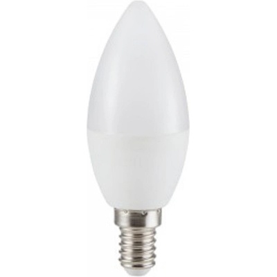 V-TAC Mliečna LED sviečka E14 C37 3,7W, Neutrálna biela 4000 4500K