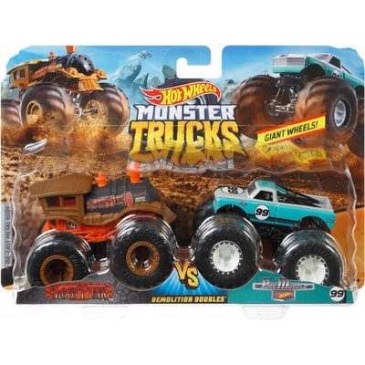 Mattel Hot Wheels Monster Trucks demolačné duo
