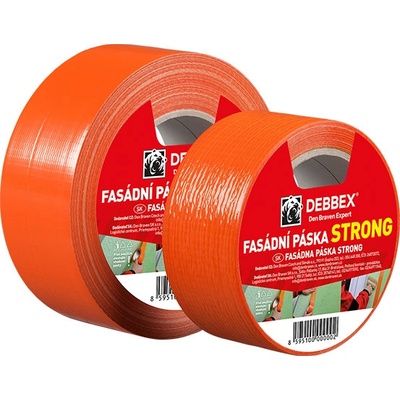 Debbex Fasádní páska strong 50 mm x 50 m oranžová