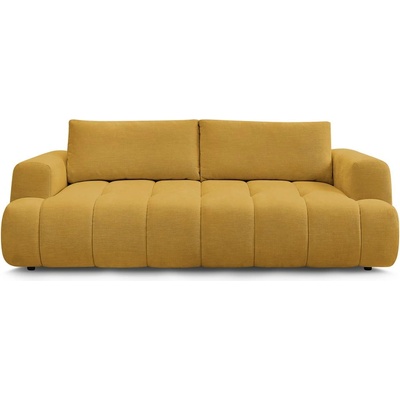 Bobochic Сгъваем/с място за съхранение диван в цвят горчица 251 cm Fuji - Bobochic Paris (106536)