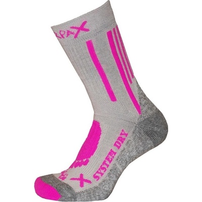 Apasox Sherpax EVEREST termo ponožky pink