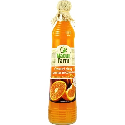 Natur farm Ovocný sirup s pomerančovou šťávou 700 ml