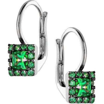 Zlaton náušnice bílé zlato 001202305245