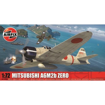 Airfix Classic Kit letadlo A01005B Mitsubishi A6M2b Zero 1:72