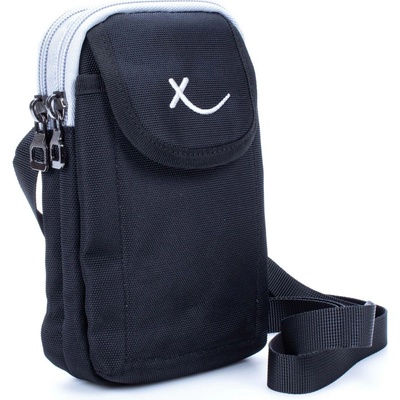 Bag Street Mini taška přes rameno nebo na opasek černá/šedá 4247