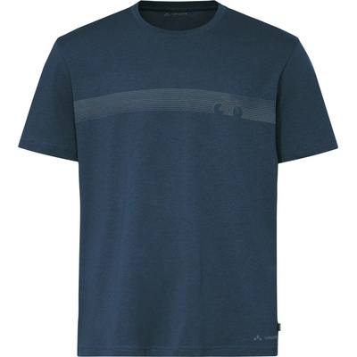 Vaude Мъжка фланелка с къс ръкав за колоездене Vaude Cyclist V T-shirt - Dark Sea / Dark Sea - размер 3XL (016-6999-2216)