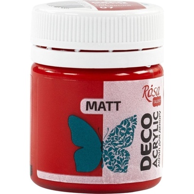 Rosa Talent АКРИЛНА боя Red (07) Mat 20 ml 1 бр (20007)
