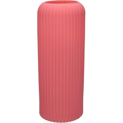 DUIF Sklenená váza NORA 25cm ružová