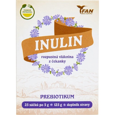 Fan Inulín rozpustná vláknina 25 x 5 g