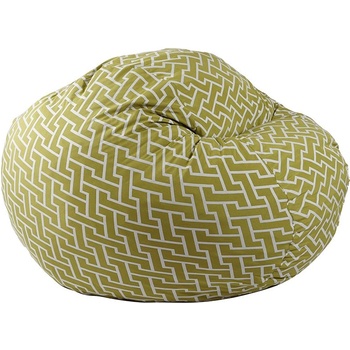 Image 1 of PUFRELAX Барбарон 600л. King Size, Zippity Green, Перящ се калъф, Пълнеж с микс от мемори пяна и дунапрен, Гама Premium (PUF-M-K-PT-ZIG)