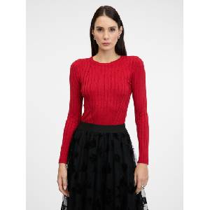 Orsay Червена дамска тениска с дълъг ръкав ORSAY Orsay | Cherven | ЖЕНИ | XS - zoot - 61,39 лв