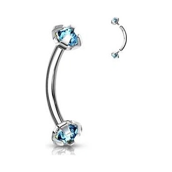 Šperky4U piercing do obočí s vnitřním závitem OB01005-Q