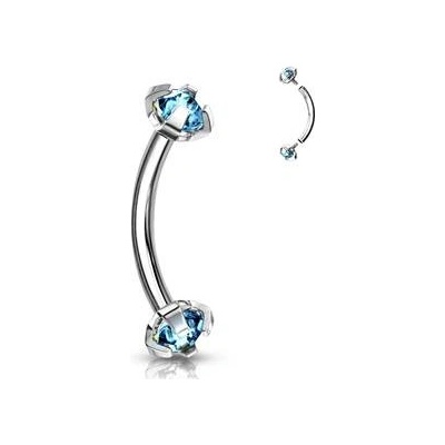 Šperky4U piercing do obočí s vnitřním závitem OB01005-Q