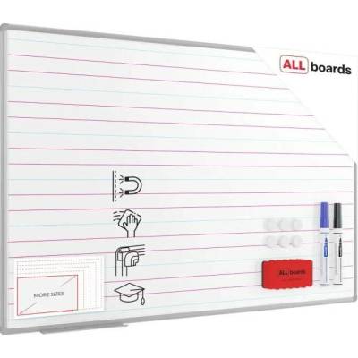 Allboards TE15103L Bílá suchostíratelná tabule 150 × 100 cm