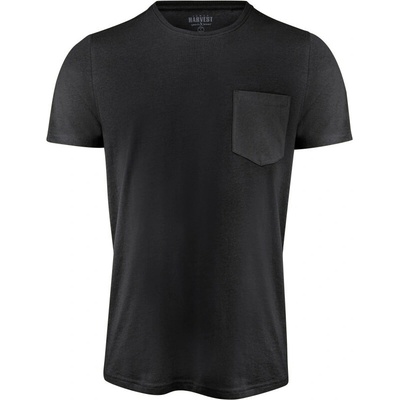 James Harvest Walcott T-Shirt Men Two-Tone krátký rukáv pánské COT62402000201-black