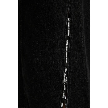 Karl Lagerfeld Jeans Дънкова пола Karl Lagerfeld Jeans в черно среднодълга със стандартна кройка A4W12002 (A4W12002)