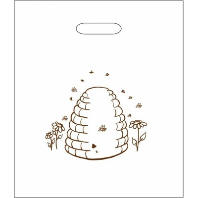 Igelitové tašky s úlem 30×35 cm - 50 ks