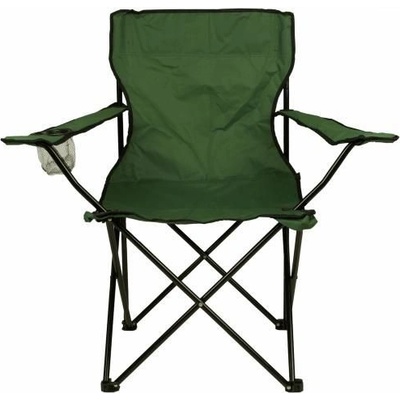 Divero 53 Skládací židle s držákem - zelená