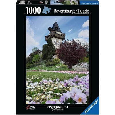 Ravensburger Пъзел Ravensburger от 1000 части - Часовниковата кула в Грац, Австрия (12000611)