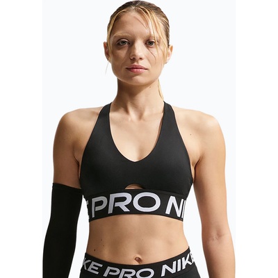 Nike Спортен сутиен Nike Pro Sculpt Medium Support black/white/white