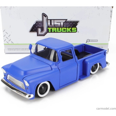 Jada Chevrolet Pick-up Stepside Custom 1955 Matt Blue 1:24