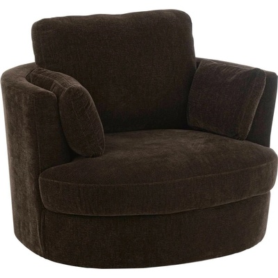 J-Line by Jolipa Swivel Tmave hnedé